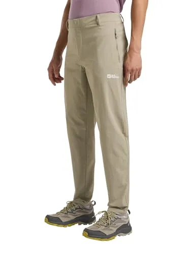 Jack Wolfskin Herren Hikeout Pants M Wanderhose, Stone, 50 Lang EU