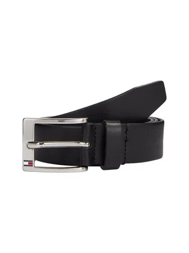 Tommy Hilfiger Herren Gürtel New Aly Belt, Schwarz, 115 cm in schwarz von Tommy Hilfiger