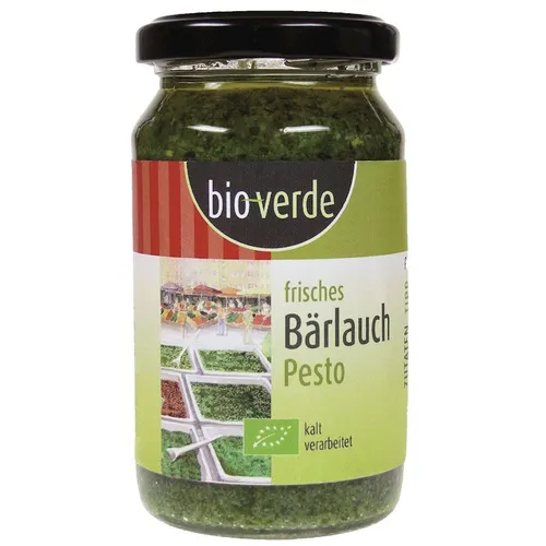 BIO KNOBLAUCHPESTO 165 g - BIO VERDE