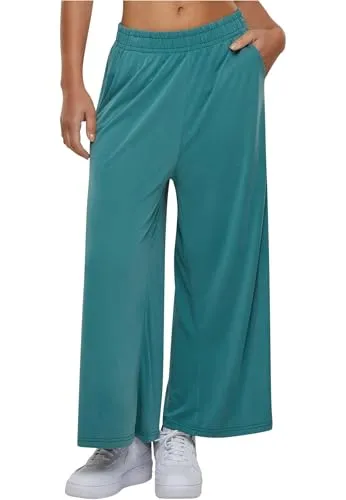 Urban Classics Damen Modal Culotte - Damen-Hosen, lässige 3/4 Länge mit elastischem Gummibund für optimalen Komfort und Bewegungsfreiheit, erhältlich in Größen XS-5XL.