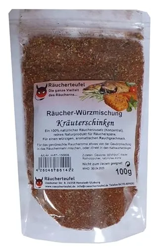 Kalträucherzusatz (Gewürze) für Kräuterschinken 100g, Räucherzusatz