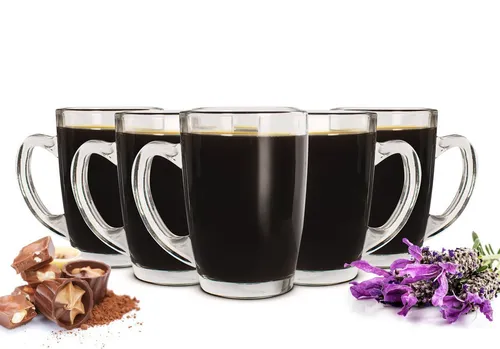 Produktbild Sendez Espressoglas 6 Espresso Gläser 90ml Espressotassen Tasse Espressoglas Kaffeegläser, 6-tlg., Glas