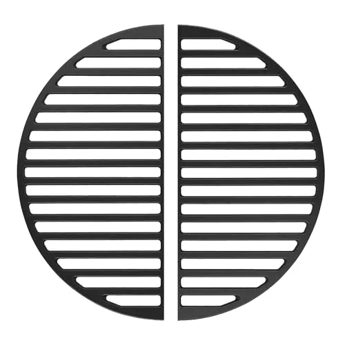 Wiltec Gusseisen Grillrost 55 x 26,5 cm – Optimal für BBQ