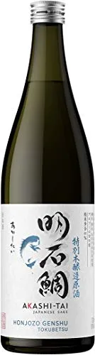 Sake Honjozo Genshu Tokubetsu Akashi-Tai - Exklusiver Sake Honjozo Genshu Tokubetsu, handwerklich gebraut von Akashi-Tai, vereint Tradition und modernen Genuss für ein unvergessliches Geschmackserlebnis.