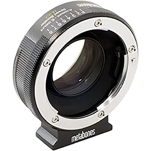 Metabones Sony Alpha to E-Mount Speed Booster Ultra 0.71x (Black Matt), MB_SPA-E-BM2, schwarz/Chrom
