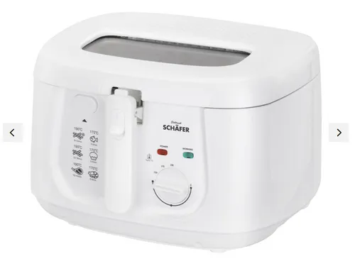 Lentz Fritteuse  2,5 Liter, Temperaturregler weiß, 1800 Watt, NEU, OVP