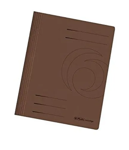 herlitz Schnellhefter easy orga Manilakarton DIN A4 braun