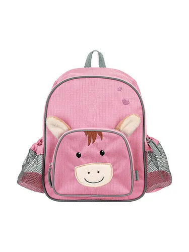 Sterntaler 9602003 Funktionsrucksack Pony Pauline - Praktischer Schulranzen für Kinder ab 3 Jahren mit süßem Pony-Motiv, ideal für den Kindergarten, inklusive reflektierendem Material für bessere Sichtbarkeit und gepolsterten, verstellbaren Schultergurten für hohen Tragekomfort.