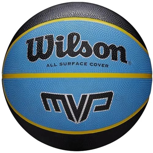 Wilson MVP 295 BSKT BLKBLU, 7, Schwarz/Blau