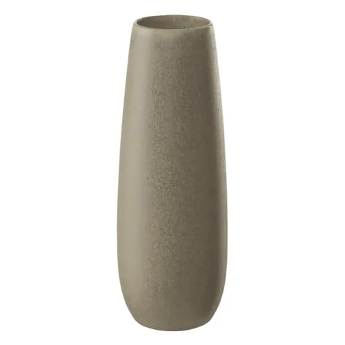 ASA 91031171 ease Vase, Steingut, 25cm, Braun in braun von ASA