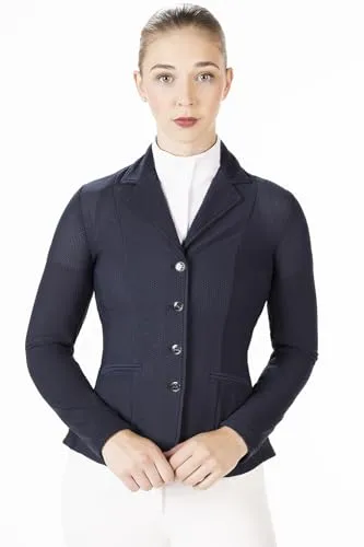 HKM Mesh Linda Turnierjacket Damen - Wanderschuhe: Das atmungsaktive HKM Damen Turnierjacket Linda bietet durch taillierten Schnitt und Stretch-Material hohe Bewegungsfreiheit und Tragekomfort.