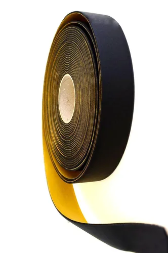 Kautschuk-Klebeband 50 mm x 3 mm schwarz 15 m-Rolle selbstklebend