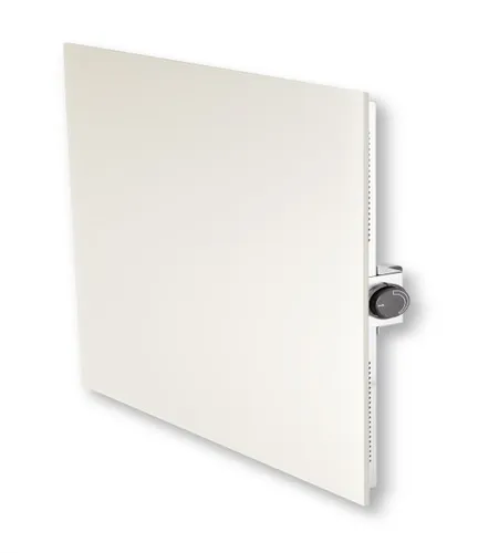Jollytherm Glas Serie 60 Infrarotheizkörper 60 x 60 cm - Weiß, Heizleistung ca. 440 W - Bad- & Designheizkörper, elegantes Glasdesign für effiziente Wärme und moderne Raumgestaltung.