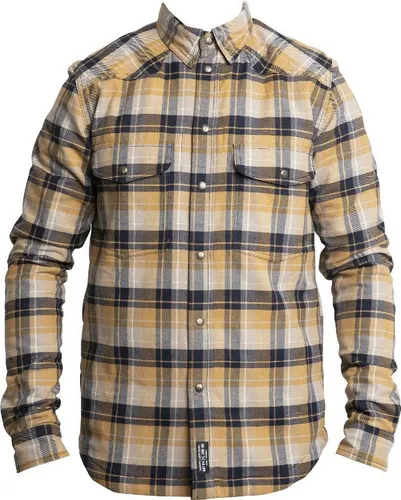 John Doe Motorradjacke gelb XS - Motorradjacke aus 100% Baumwolle in leuchtendem Gelb, ideal für Sicherheit und Stil auf der Straße.
