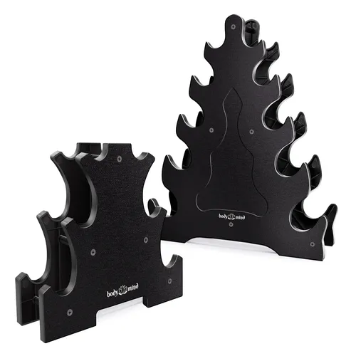 Neopren Hantel; Hantelständer; Variante: 3 Ebenen von Body & Mind