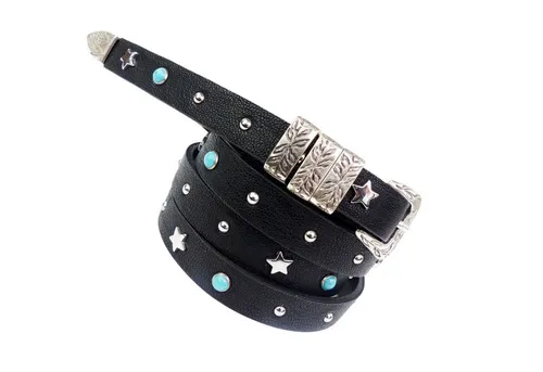 Guess Nietengürtel not coordinated belt in schwarz von GUESS