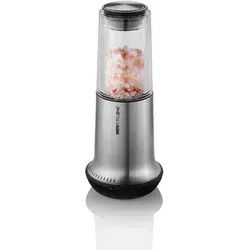 GEFU Salz- und Pfeffermühle X-PLOSION® mit Keramik-Kegelmahlwerk - Küchenhelfer mit hochwertigem Keramik-Kegelmahlwerk für präzises Mahlen von Gewürzen, ideal für Feinschmecker und Hobbyköche.