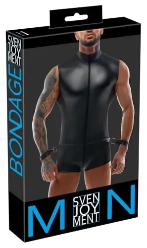 Herren Overall&Cuffs L Schwarz