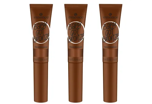 Essence Bronzer-Puder BABY GOT BRONZE liquid bronzer, 3-tlg., mit leichter Textur
