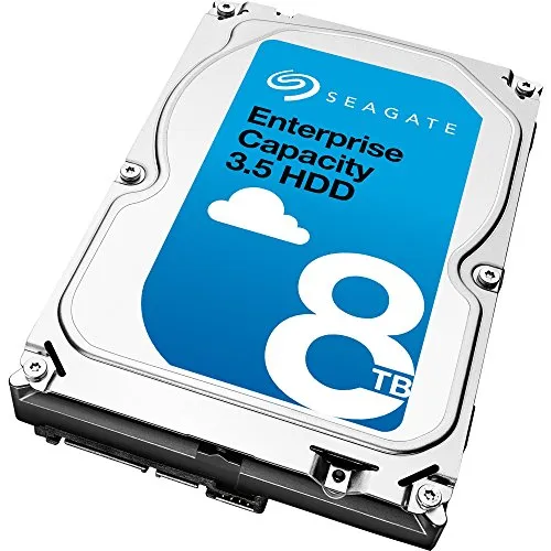 Seagate Enterprise Capacity HDD ST8000NM0065 - 8 TB Interne Festplatte - Festplatte mit 8 TB Kapazität und SAS-Schnittstelle, ideal für höchste Leistungsanforderungen in Unternehmensumgebungen.