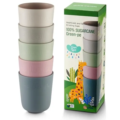 Dulce Worlds BIO ZUCKERROHR Kleinkindbecher 300 ml, 5 Stück