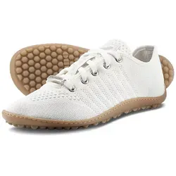 Leguano Barfussschuhe Go - Flexibles Barfußgefühl in Natur, Größe 44 - Minimalistischer Sneaker aus leichtem Textil für optimale Bewegungsfreiheit. Ideal für Büro und Freizeit, bietet eine bequeme Passform und modernes Design. Genießen Sie den Komfort der Barfußschuhe!