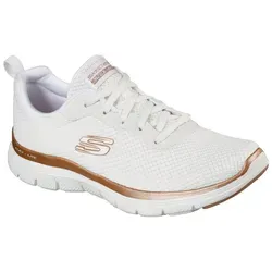 Skechers Herren Low-Top Sneaker Flex Appeal 4.0 Brilliant View - Sportliche Männer Sneakers mit flexibler Traktionslaufsohle und stoßdämpfender Flex-Lite Zwischensohle für optimalen Komfort und Unterstützung.