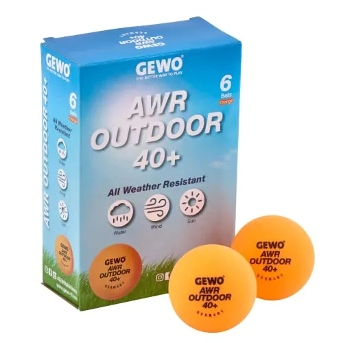 GEWO Tischtennisbälle AWR Outdoor 40+ von GEWO