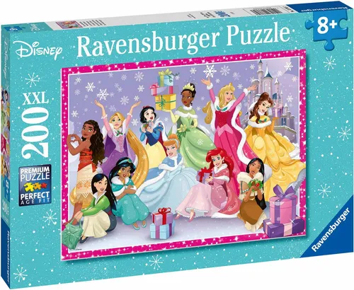 Ravensburger Puzzle 200 Teile Kinder Puzzle XXL Ein zauberhaftes Weihnachtsfest 13385, Puzzleteile
