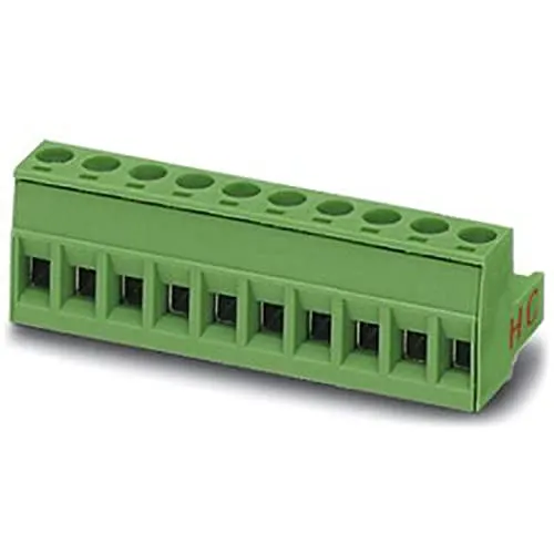 PHOENIX CONTACT MSTB 2,5 HC/10-ST-5,08 Leiterplattensteckverbinder, Grün, 2.5mm² Nennquerschnitt, 10 Anzahl der Anschlüsse, MSTB 2,5 HC/..-ST Artikelfamilie, 5.08mm Rastermaß, 50 Stück
