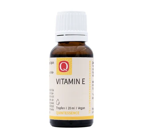 Quintessence Vitamin E - alle acht Arten von Vitamin E Tropfen, 20 ml