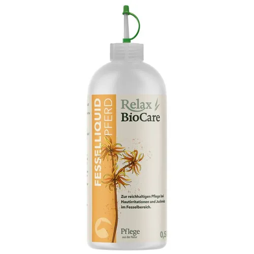 Produktbild Relax Biocare Fesselliquid 500 ml für Pferde | Pflegt die Haut, gegen Juckreiz