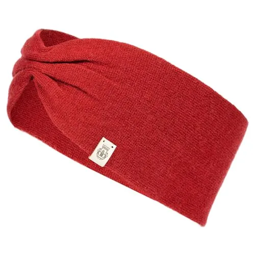 Roeckl Damen Pure Cashmere Stirnband, Classic red 4450, 7 - Luxuriöses Strick Stirnband aus reinem Cashmere, ideal für stilvolle Damen in der kalten Jahreszeit.