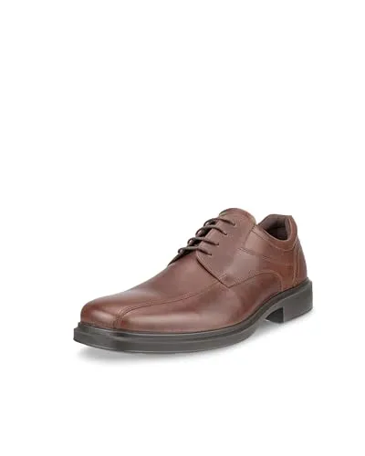 ECCO Herren Helsinki 2.0 Bike Toe Tie Oxford, Mink, 42 EU - Herren-Schnürhalbschuhe mit premium Leder, atmungsaktiver Innensohle und herausnehmbarer Dual-Fit-Innensohle für optimalen Komfort und breitere Passform.