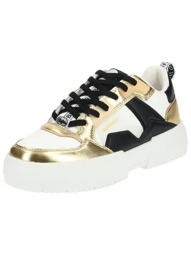 Buffalo Sneaker aus Kunstleder mit Memory Foam in weiß von Buffalo