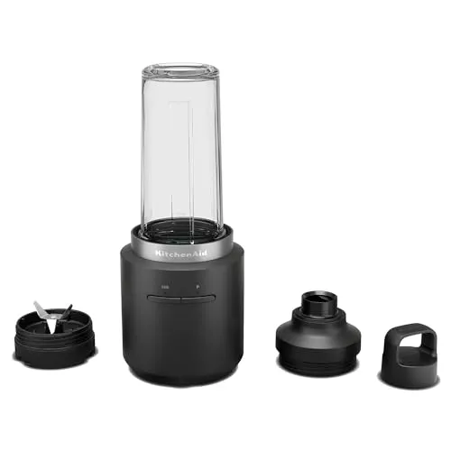 Kitchenaid Kabelloser Standmixer - Tragbarer Blender für Smoothies - Standmixer mit 473 ml Fassungsvermögen, BPA-frei und kabellos für flexibles Mixen unterwegs. Ideal für Smoothies und Eisgetränke.