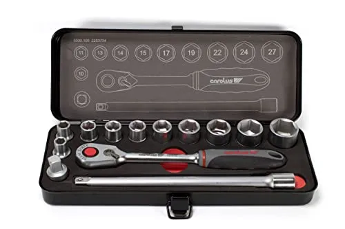 Carolus Slim Sixty Steckschlüssel-Satz 1/2 Zoll