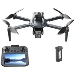 Zimilo GPS Drohne mit Bildschirm-Fernsteuerung, 1 Akkus, HD-Kamera, Brushless Motor, 30 Min. Flugzeit, 1200m Reichweite