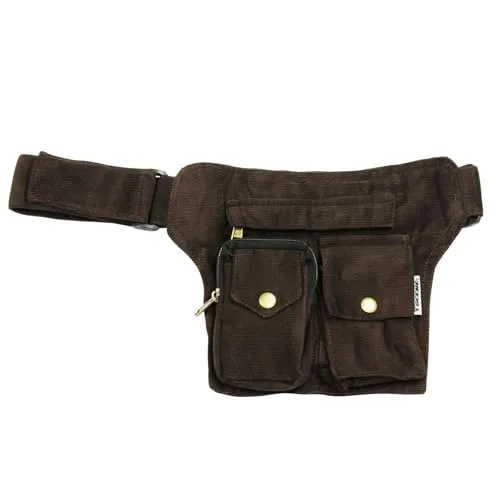 Freak Scene Tasche - Gürteltasche - Bon - Kord - braun - Bauchtasche - Hüfttasche