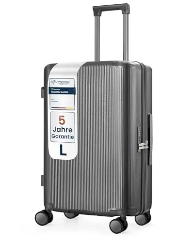 4FLY Leichter Premium Hartschalen-Reisekoffer L – 68 cm Trolley mit TSA-Schloss