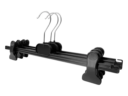 RSR Hangers Kleiderbügel RK 40 Hosenklemmbügel (20-tlg) in schwarz von RSR Hangers
