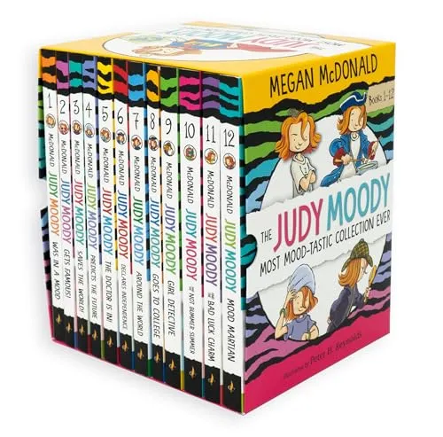 Judy Moody Most Mood-tastic Collection: Bücher 1-12 - Mädchenbücher für Kinder, spannende Sammlung mit 12 Büchern, die die Abenteuer von Judy Moody erlebbar machen und die Leselust fördern.