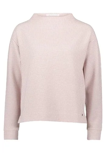 Betty & Co Damen Sweatshirt mit Struktur 36, Rosé/Cream