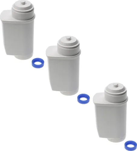 vhbw 3x Wasserfilter Filter Ersatz für Brita Intenza CFL-901B, 17000706, 575491, 17000705 für Kaffeevollautomat, Espressomaschine Weiß