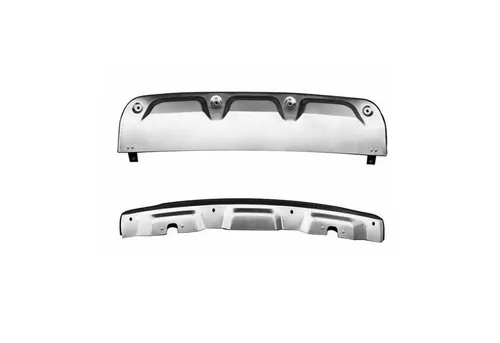 Heckdiffusor & Frontstoßstange Diffusor für Honda CR-V 2012-2016 - 2-teiliges Edelstahl-Set für die Heck- und Frontstoßstange. Langlebig und rostbeständig, sorgt für einen stylischen Look und schützt Ihr Fahrzeug. Einfache Installation mit Montagenanleitung.