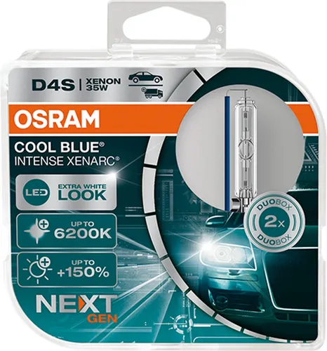 Osram Xenarc Cool Blue Scheinwerferlampe 1601809 - Autobeleuchtungen mit cool-blauer Lichtfarbe für optimale Sicht und stilvolle Fahrzeugbeleuchtung.