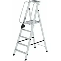 MUNK Podestleiter 50085, klappbar, mit 5 Stufen von Günzburger