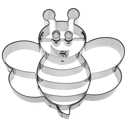 Ausstechform Biene Bienchen Ausstecher Innenprägung 9cm Edelstahl Honigbiene
