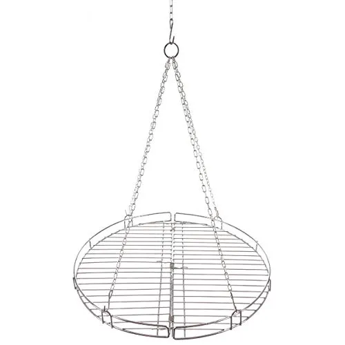 MFH 33641 Klappbarer Grillrost mit Kette zum Hinhängen