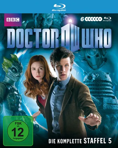 Doctor Who: Die komplette Staffel 5 [6 Blu-rays] - Science-Fiction-Serie, spannende Abenteuer mit dem Doktor und seinen Begleitern, ideal für Fans und Neuentdecker.
